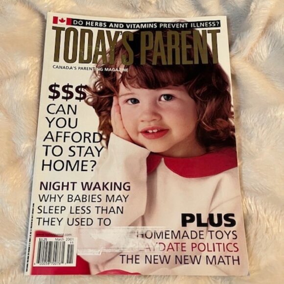2/$25 Today's Parent Canada's Parenting Magazine March 2001 Vol 18 No 2 Vintage - Picture 1 of 7